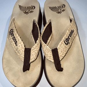 WOMENS PLATFORM FLIP FLOPS